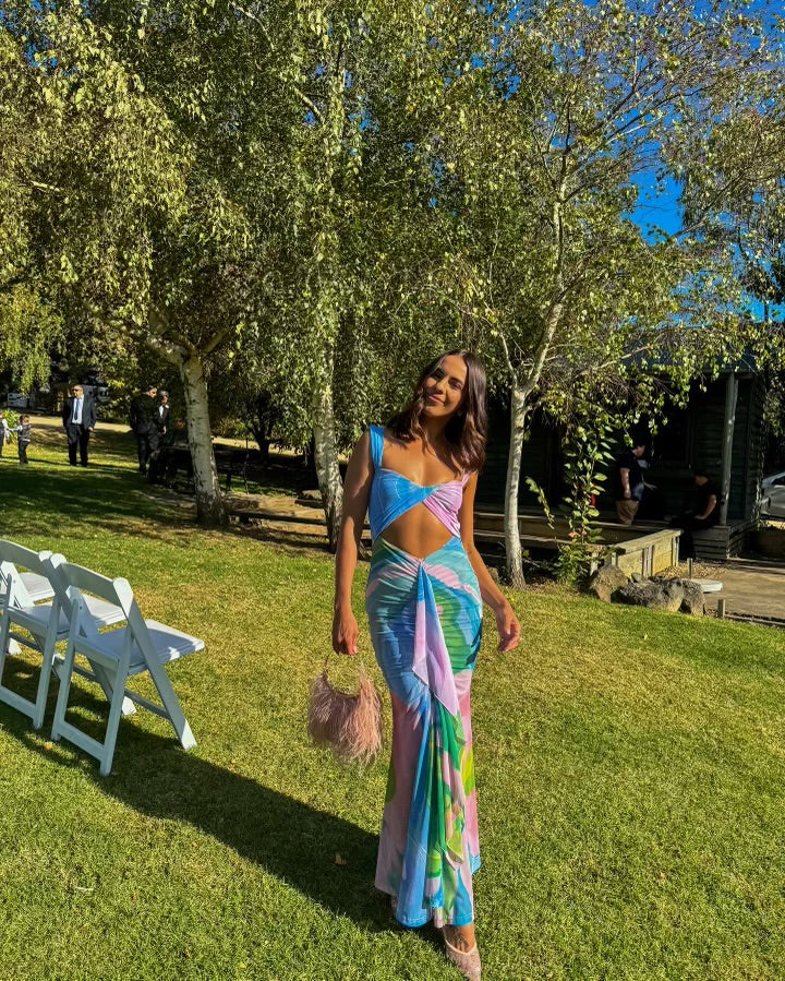 green emerald velvet dress Nicolette